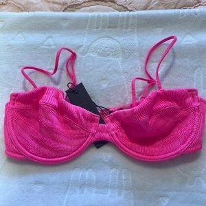 Hot Pink Triangl Bikini Top
